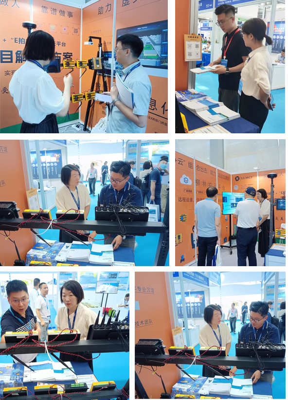 柳林站臺，工作人員為客戶詳細講解