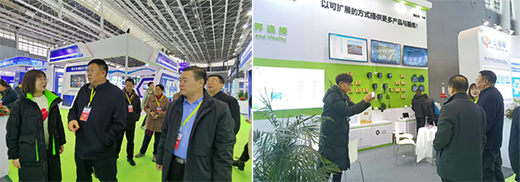 河北省水利廳副巡視員、河北省水利學會理事長馮謙誠一行蒞臨展位參觀指導